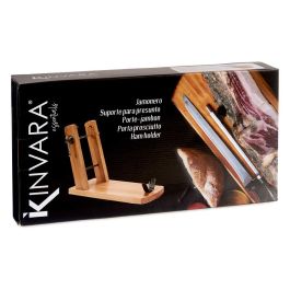 Jamonero Doble Brazo Natural Madera Pino Kinvara 44X8CM (6 Unidades) Jamonero Doble Brazo Natural Madera Pino Kinvara 44X8CM (6 Unidades)