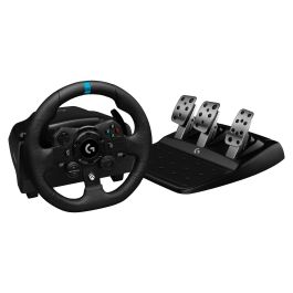 Logitech Volante y Pedales G923 con TrueForce para Simulación de Carreras Avanzada