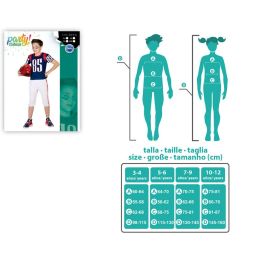 Disfraz para Niños Jugador de rugby 10-12 Años