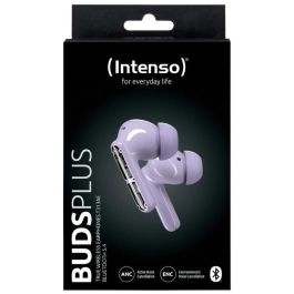 Intenso 3720313 Auriculares Bluetooth TWS Buds Plus con Cancelación de Ruido Activa (ANC) y 25 Horas de Autonomía Total, Bluetooth 5.4
