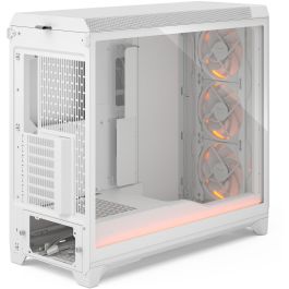 Fractal Design Meshify 3 XL Midi Torre PC Blanco TG Light Tint RGB Ambience Pro para Gaming