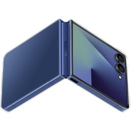 Samsung EF-AF766CTEGWW Funda Transparente de Silicona para Galaxy Z Flip7 con Protección Antiamarilleamiento