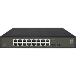LevelOne GES-2118 Switch Gestionado 16 Puertos Gigabit Ethernet (10/100/1000) con 2 Puertos SFP Montaje en Rack Precio: 163.50000007. SKU: B138CVAZDV
