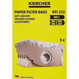 KÄRCHER Bolsa de filtro de papel, paquete de 5