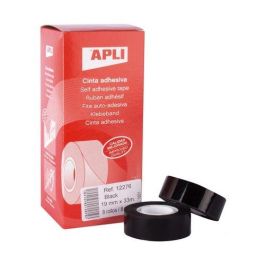 Cinta Adhesiva Apli Negra Rollo 33X19 8 unidades Precio: 11.68999997. SKU: B12M9Z4YNV