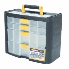 Plastiken 90002_BLACK Caja de Herramientas de Plástico Titanio con 4 Cajones (2 Pequeños + 2 Grandes) Precio: 51.49999943. SKU: B13MKXPTE4