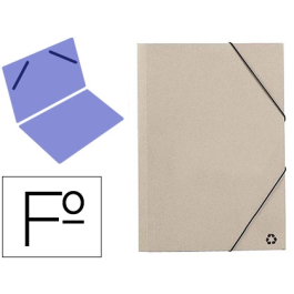 Mariola Carpeta Gomas Folio 3 Sencilla Cartón Ecológico Color Gris 340 x 260 mm Precio: 3.58999982. SKU: B1B9C6MH6C