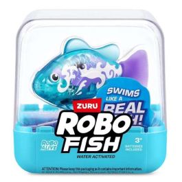 Figura pez robofish, nada en diferentes direcciones y cambia de color 7x7x7cm - modelos surtidos