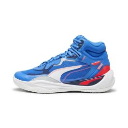 Zapatillas de Baloncesto para Adultos Puma Playmaker Pro Mid Azul 42.5