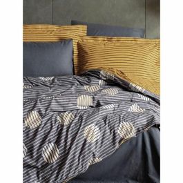Juego de Cama 100% Algodón Gris, 1 Funda Nórdica 220x240 cm + 2 Fundas Almohada 60x60 cm ASI8684282421702