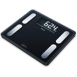 Beurer BF-410 Báscula Diagnóstica Negra - Mide Grasa, Agua, Músculo, Hueso, IMC y Calorías, Pantalla LCD, 10 Memorias Precio: 44.79000009. SKU: B13ERDTFKS