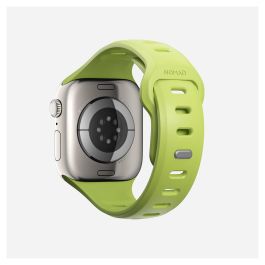 Nomad - Correa Tempo Band de Caucho para Apple Watch 41mm / 42mm, Verde Lumen, 18mm, Ajustable y Resistente al Agua