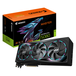 GIGABYTE AORUS GeForce RTX 5080 MASTER 16G NVIDIA GIGABYTE AORUS GeForce RTX 5080 MASTER 16G NVIDIA Precio: 1543.59000015. SKU: B17AHWA942