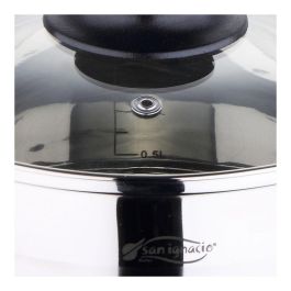 Bateria 5 piezas de acero inoxidable ind toledo: cazo ø16 cm / cacerola con tapa ø18 cm / cacerola con tapa ø20 cm Bateria 5 piezas de acero inoxidable ind toledo: cazo ø16 cm / cacerola con tapa ø18 cm / cacerola con tapa ø20 cm
