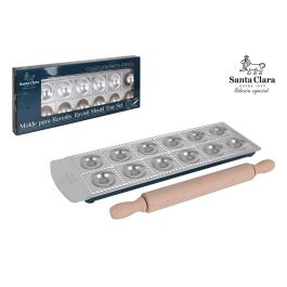 Santa Clara Molde Raviolis Redondo con Rodillo 35 x 11.2 x 2 cm (2 Unidades) Precio: 5.94999955. SKU: B1CK47FEHL