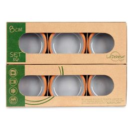 Set 6 Cazuelas Barro 8 Cm Color Gris La Dehesa (10 Unidades) Set 6 Cazuelas Barro 8 Cm Color Gris La Dehesa (10 Unidades)