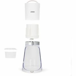 Livoo DOM462 Trituradora de Hielo con Depósito de 150ml, 2 Tamaños de Hielo, Arranque Automático y Cuchilla de Acero Inoxidable