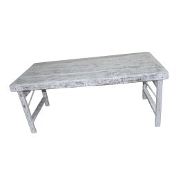 DKD Home Decor Mesa Comedor Plegable Vintage Blanco 90 x 76 x 182 cm Precio: 254.50000059. SKU: B14F6W8SVB