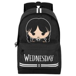 Karactermania Mochila Miércoles HS FAN 2.2 Cute Urbana Compartimento Principal Resistente Repelente Líquidos Forro Interior Poliéster Dimensiones 18x31x44 cm