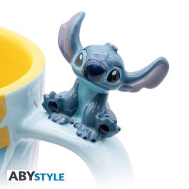 Abystyle Taza 3D Disney Stitch Hawaiano, Cerámica, 460 ml