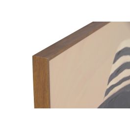 DKD Home Decor Cuadro Mujer Rayas Negro Marron 100 x 140 x 4 cm (2 Unidades) Precio: 210.7336. SKU: B1HCN5PJB7
