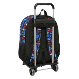 Safta Mod. 180 905 Mochila con Carro Hot Wheels 420x330x140 mm Safta Mod. 180 905 Mochila con Carro Hot Wheels 420x330x140 mm