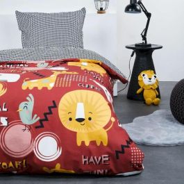 Set de cama - Today Happy - 140x200 cm - 1 persona - Algodón estampado de animales Precio: 28.49999999. SKU: B1ADEKA88G