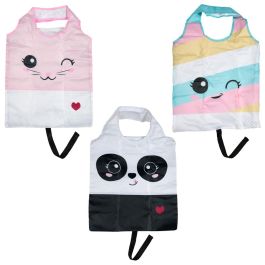 The Concept Factory Bolsa Nevera Plegable Kawaii - Modelos Surtidos Panda, Gato, Malvavisco