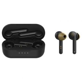 Hiditec INT010007 Auriculares In-ear True Wireless Vesta Bluetooth 5.0 IPX5 Baja Latencia 24h Autonomía Control Táctil Negros 90s LE