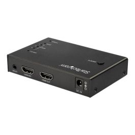 StarTech.com Vs421Hddp Switch KVM de Video HDMI DisplayPort 4 Puertos 4K 60Hz - Conmutador de 3x HDMI y 1x DisplayPort