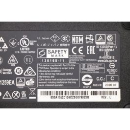 Lenovo Adaptador de Corriente AC 170W, Salida 20V 8.5A, Conector 3 Pines para PC Lenovo ThinkCentre y IdeaCentre, Entrada Universal 100-240V