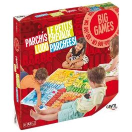 Cayro Juego Parchís Gigante para Suelo 100x100 cm de Plástico, para 2 Jugadores, Edad 5+ Años