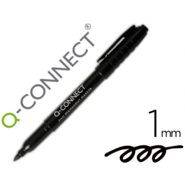 Q-connect Rotulador para CD/DVD Punta Fibra Permanente Negro Punta Redonda 1mm Trazo Precio: 6.50000021. SKU: B14TQYFLJR