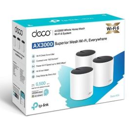 TP-Link Deco X55 AX3000 Sistema Wi-Fi 6 Mesh, Alta Velocidad hasta 3.0 Gbps, Cobertura hasta 418m², 3 Puertos Gigabit, Fácil Configuración con App Deco