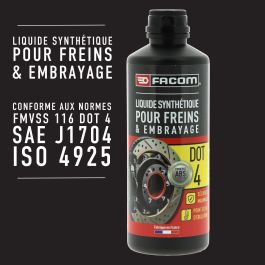 Facom AAAQG37640 Líquido de frenos DOT4 500 ml