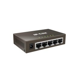 Ip - com G1005 Conmutador de Escritorio 5 Puertos Gigabit, Protección contra Rayos, Montaje en Pared o Escritorio