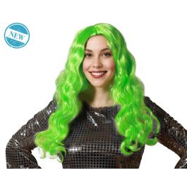 Peluca Larga Ondulada Verde Fantasía 150 gr para Duendes o Elfa Mística Precio: 4.79000038. SKU: B148QENXAP