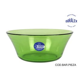 Duralex Ensaladera de Mesa Colección Lys Color Verde. Bol Redondo de 23 cm de Diámetro, 10 cm de Alto y 220 cl de Capacidad. (12 Unidades) Precio: 45.50000026. SKU: S2212687