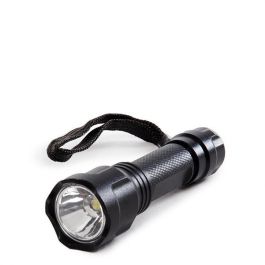 Linterna Mini HO-LL-100L-B LED 1W 100 Lúmenes 6000K Negra con Interruptor Trasero. Requiere Pila AAA. 40.000H Vida Útil.