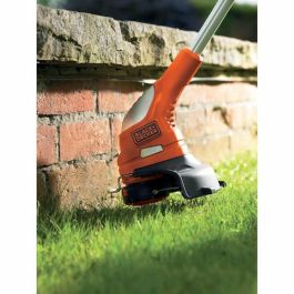 Black + Decker GLC1823L20-QW Bordeadora de Césped, 23 cm, 18 V, 2 Ah, Cabeza Giratoria 180°