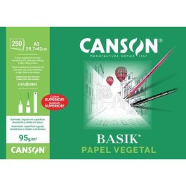 Canson Papel Vegetal A3 90G, 250 Hojas, Arte de Papel, C200406244 Precio: 79.49999959. SKU: B1GHW255W2