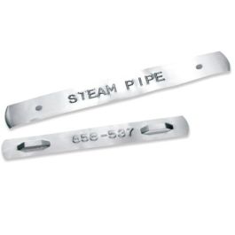 Dymo 31000 Cinta de aluminio sin adhesivo 12mm x 4,80m para etiquetado industrial, compatible con impresoras manuales