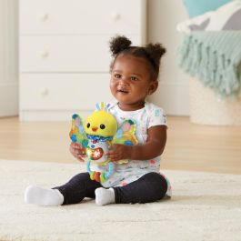 V-Tech Sonajero Pajarito Melodías Y Sensaciones 80-558722 Juguete Interactivo con Texturas y Sensor de Movimiento para Bebés +3 Meses