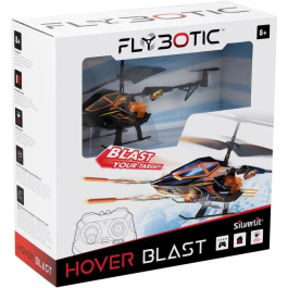 Flybotic Helicóptero teledirigido Helico Hover Blast 23 cm naranja y negro 8 años