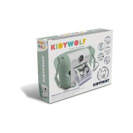 Kidywolf Sofortbildkamera e Impresora Instantánea para Niños, Cámara Digital Infantil con Pantalla 2.4", 8 MP, SD, USB-C - Verde y Blanco