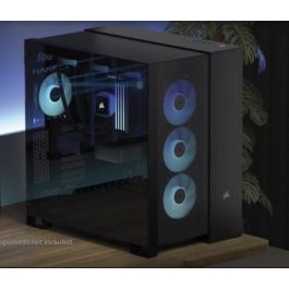Caja Corsair 6500D Airflow Mid-Tower Negra CC-9011259-WW Caja Corsair 6500D Airflow Mid-Tower Negra CC-9011259-WW