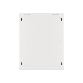 Lanberg Armario de Red Bastidor de Pared Cerrado 19 Pulgadas 6U 540x350mm Gris con Puerta Acristalada y Cerradura Soporta 60kg