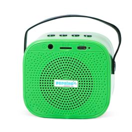 OTL TECHNOLOGIES Altavoz Karaoke Inalámbrico LED Minecraft con Micrófono Bluetooth para Fiestas y Entretenimiento