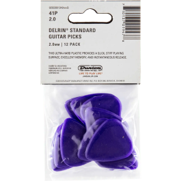 Dunlop Pack 12 Púas Delrin Standard 2,00Mm
