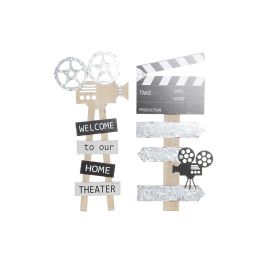 Decoracion Pared Vintage DKD Home Decor Gris Negro 2 x 70 x 32 cm (2 Unidades) Precio: 30.50000052. SKU: S3029448